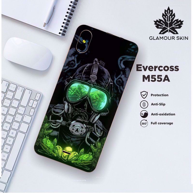 *(Dapat2PCS)* EVERCOSS M55A Garskin Case/Stiker Protector Motif TOXIC