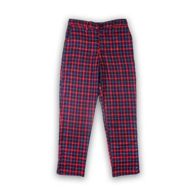 TARTAN 4CM RED NAVY