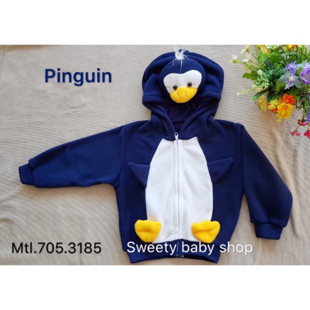 Jaket anak model binatang 3 dimensi 6m-2th lucu murah