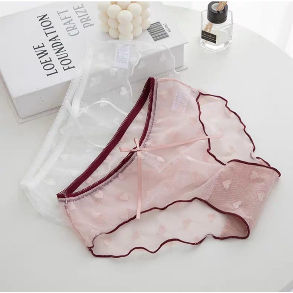 WINGALERY Celana Dalam Wanita high quality lace import CD Fit to L 2033