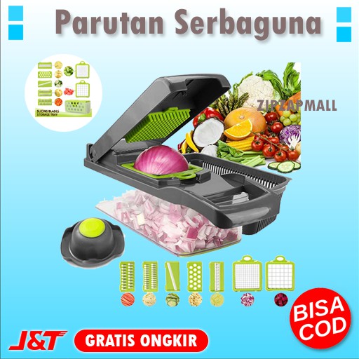 Parutan Serbaguna Multifungsi Pemotong Sayur Pengiris Buah Pengupas Kentang Dapur Murah Original