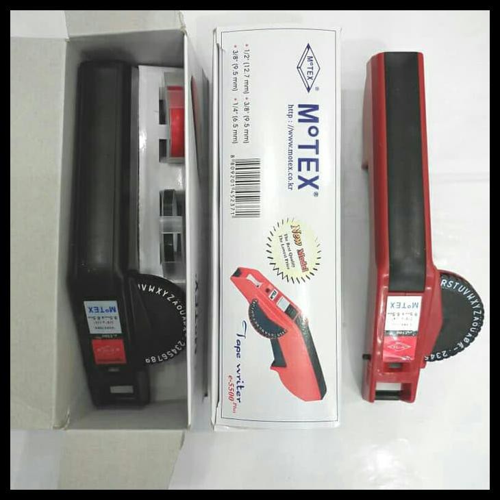 

Motex embossing label maker E-5500