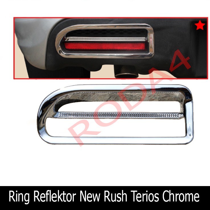 Ring Reflektor Belakang New RUSH - TERIOS Chrome