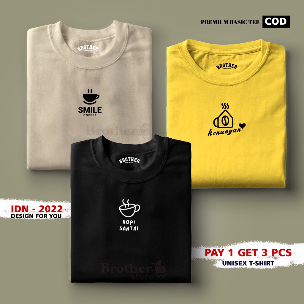 BUY 1 OR 3 PCS ( PROMO COD ) BROTHER STORE / Kaos Distro100% Catoon Combed 30s / ArticelCKKS3