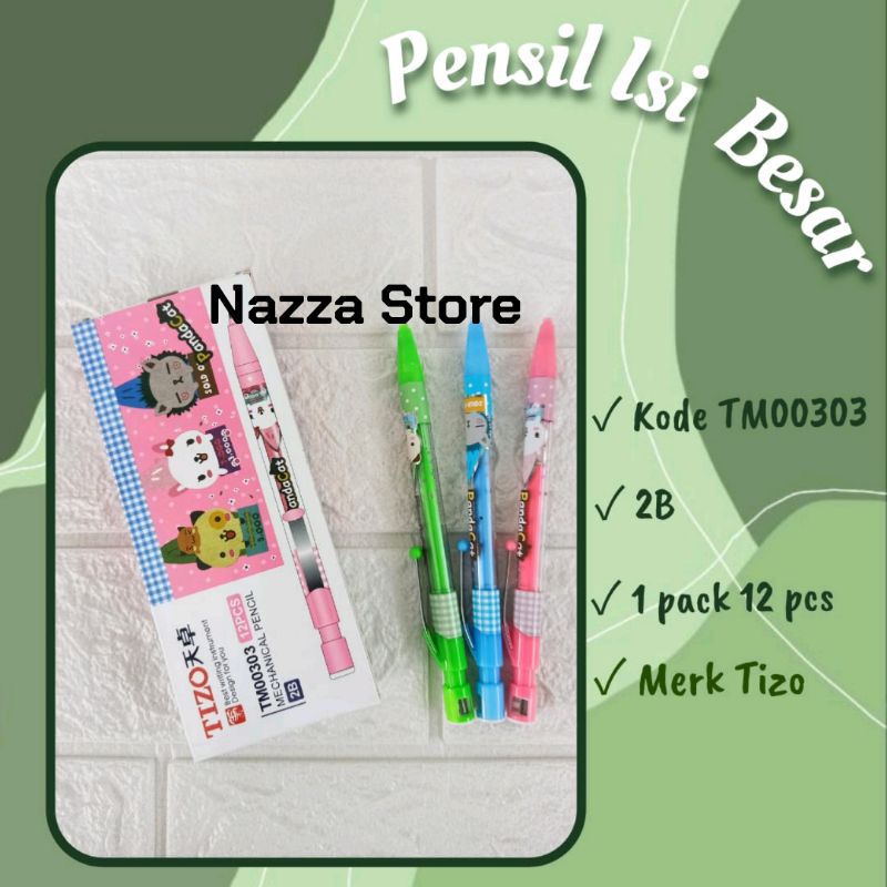 

Mechanical Pencil 2B 2,0mm Pensil Mekanik / cetekan 1 pcs