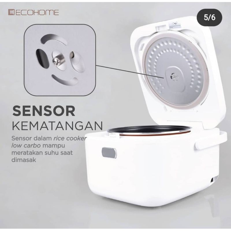 Low Carbo Digital Rice Cooker Ecohome
