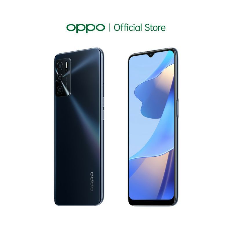 hp Oppo A16 ram 3/32gb ram 4/64gb baterai 5000mah garansi resmi-A16 ram 4/64gb