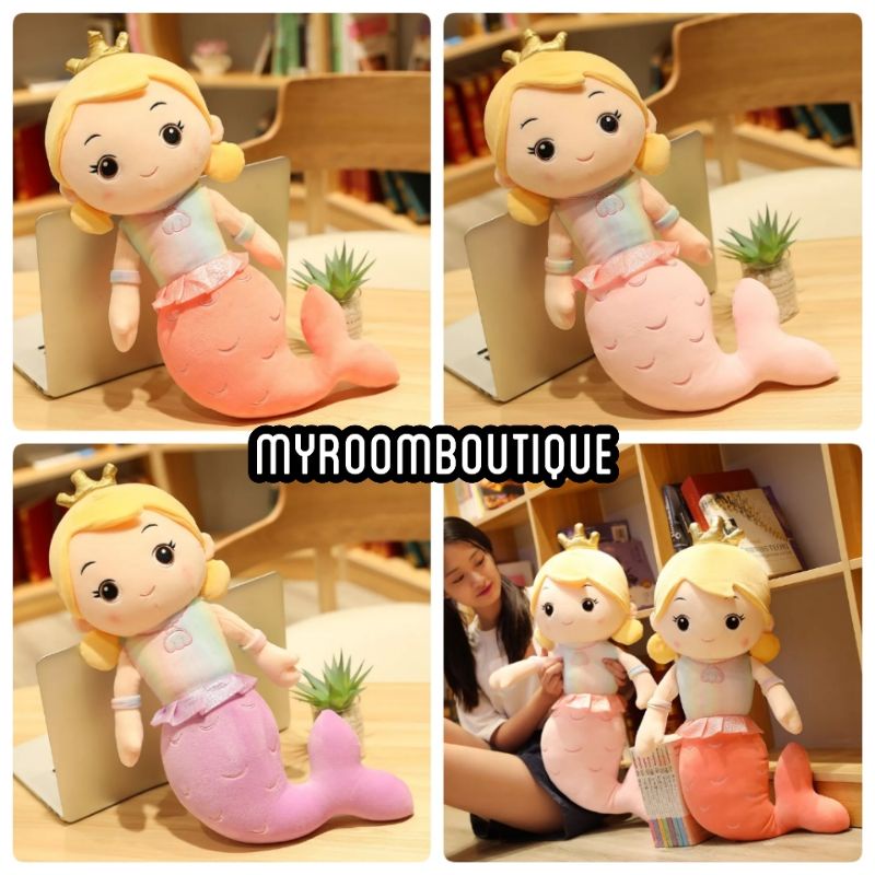 Boneka Mermaid Anak Perempuan Karakter Putri Duyung Jumbo