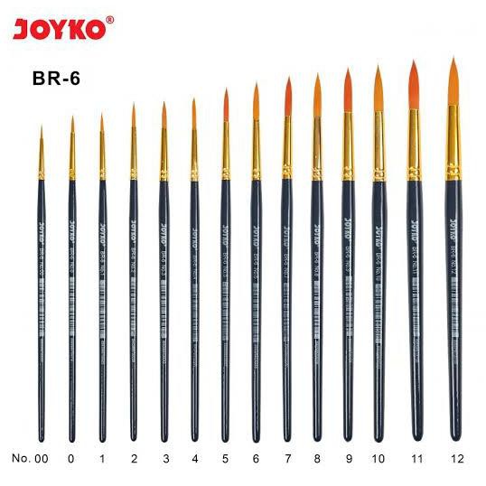 

Update! Set Joyko Br 6 Lengkap 14 Ukuran Kuas Lukis Lancip Bulu Kuning Emas Termurah