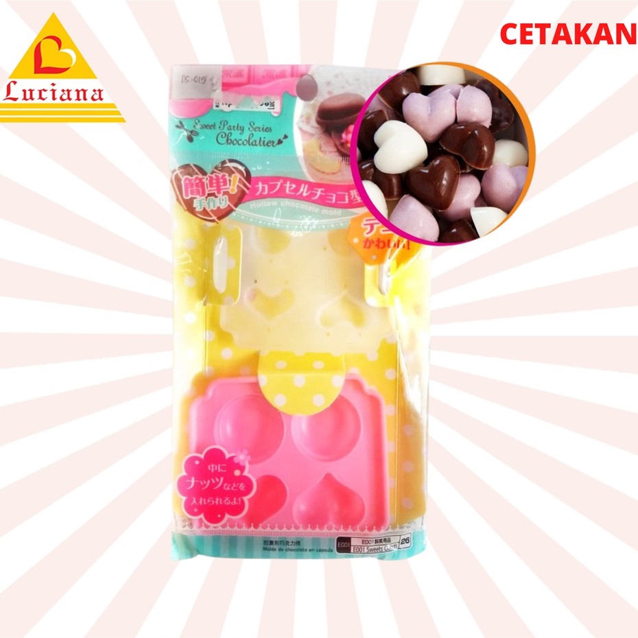 Cetakan Coklat Love