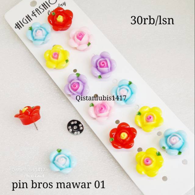 Pin bros mini anak