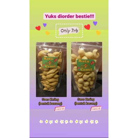 

Aneka Cemilan Soes Kering