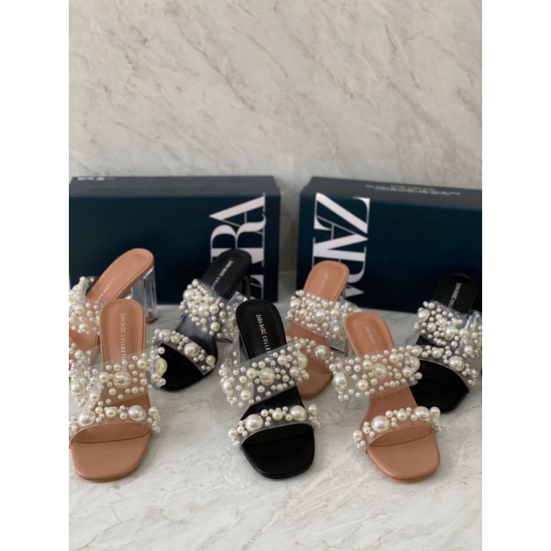Grosir SANDAL | WANITA | ZS31006 ZARA | PEARL | PREMIUM IMPORT  Branded Import Termurah 21228