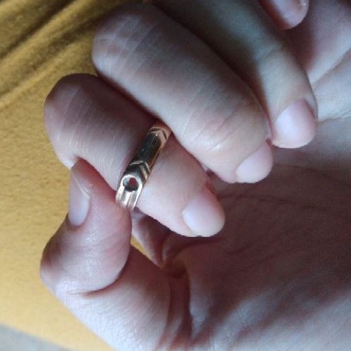 Cincin aksesoris perhiasan emas muda kadar 8k 375 2gr 2 gram