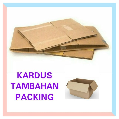 

Kardus Tambahan Packing Pelindung Supaya Paket Lebih Aman