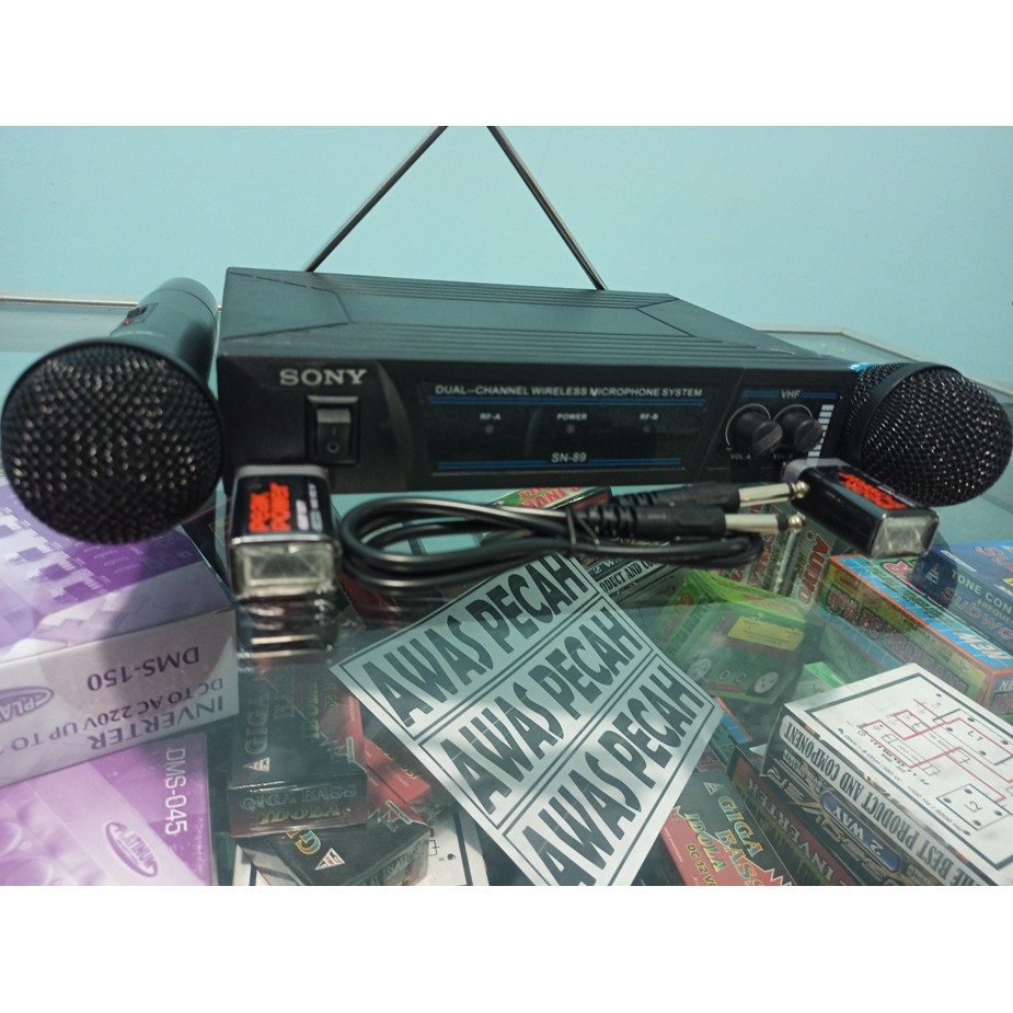 Mic wireless SONY 2bh mic BERKUALITAS MURAH SN 89