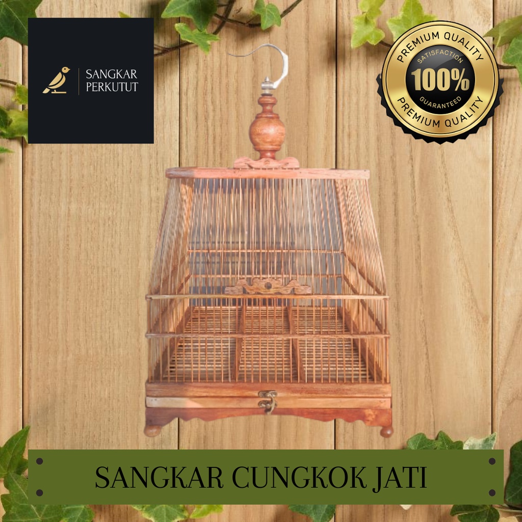 SANGKAR BURUNG CUNGKOK JATI