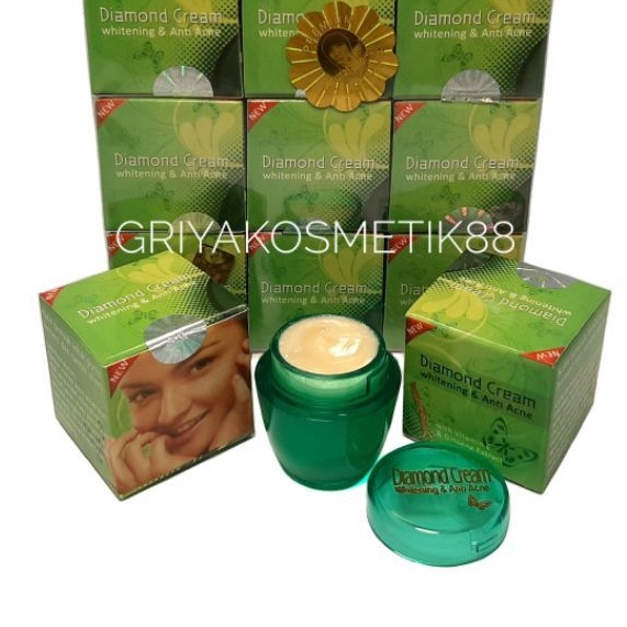 CREAM DIAMOND WHITENING ANTI ACNE GINSENG ORI IMELIA ecer