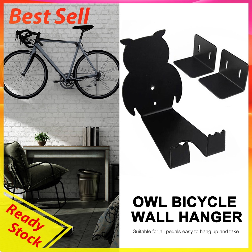 Owl Road Bicycle Storage Hanger Wall Mount Organizer Rack MTB Hanging Hook