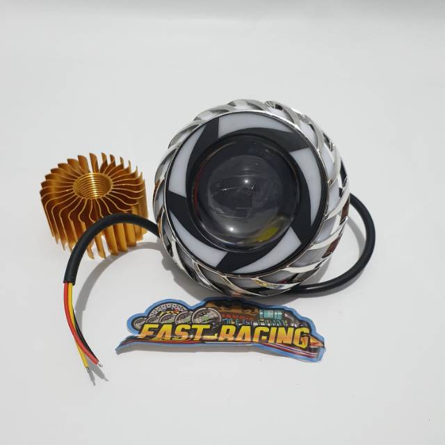 Lampu Depan Projie Led AE Rainbow Flash Running 3.5inch