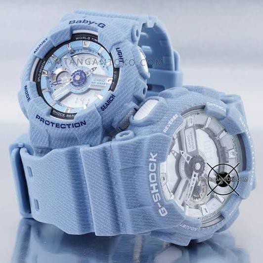 Jam Tangan Couple Merk G-Shock &Baby-G Baterai Ori Bm Free Box Set3 Bunga.Shopping.Mall