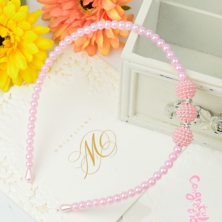 BANDO MUTIARA CANTIK  HITAM PINK PUTIH