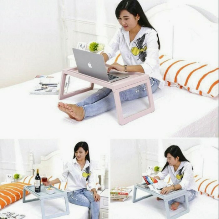 Meja Belajar Meja Laptop Model Nampan Lipat