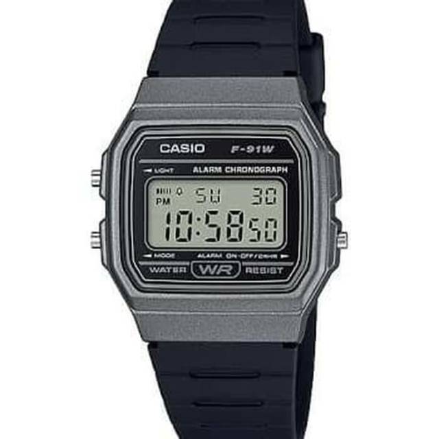 CASIO F-91WM-1BDF F91WM-1BDF JAM TANGAN ORIGINAL