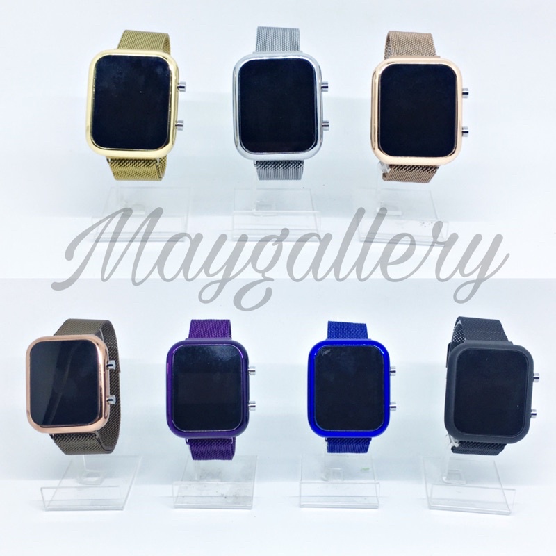 Jam Tangan Led Magnet (Free Gift)