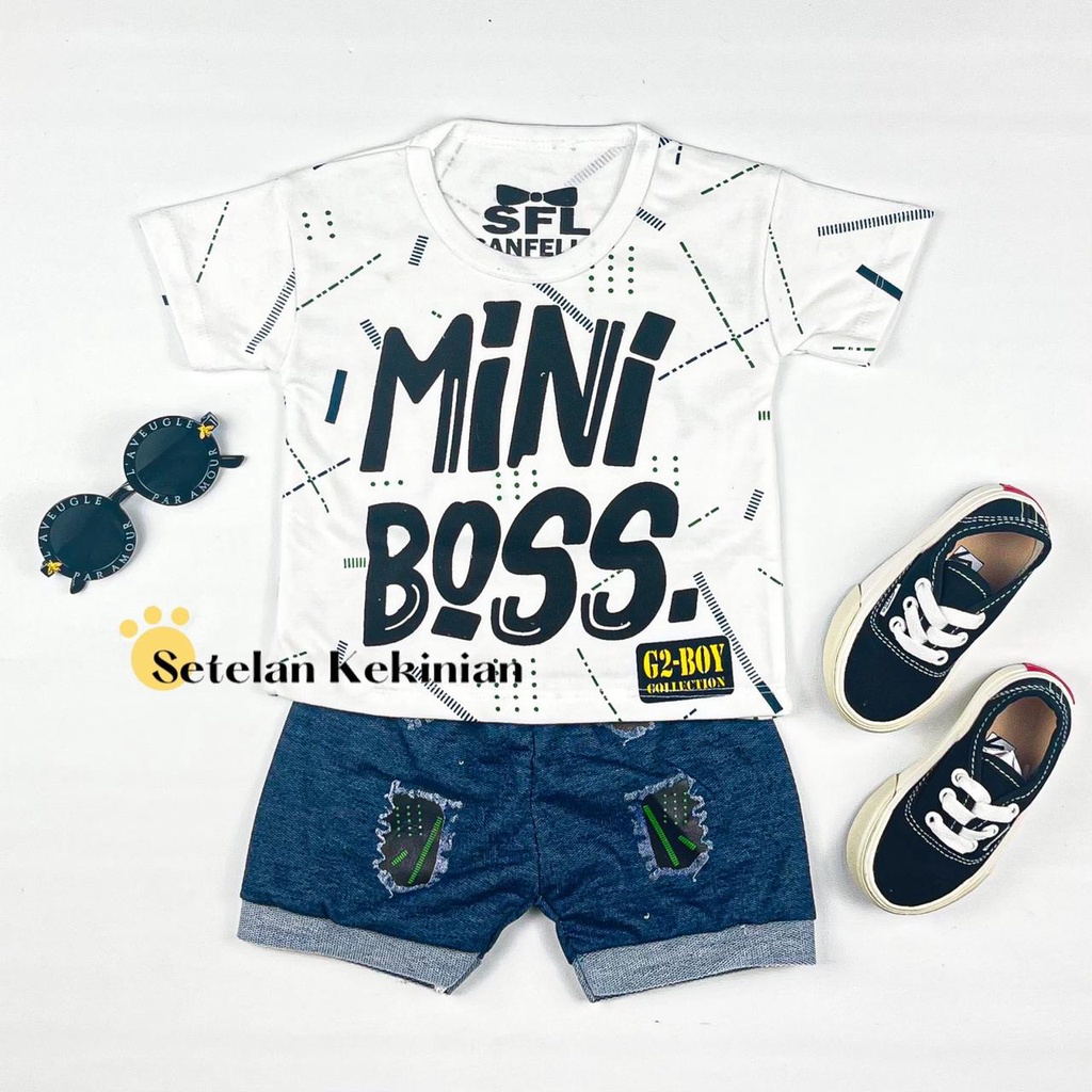 [SK] Set Anak Cowok Murah Harga Grosir Baju Anak Laki Laki 6bulan_12bulan Trendy Mini Boss Casual