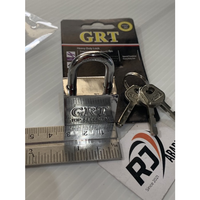 Gembok Besi Model Kotak Chrome GRT 30mm