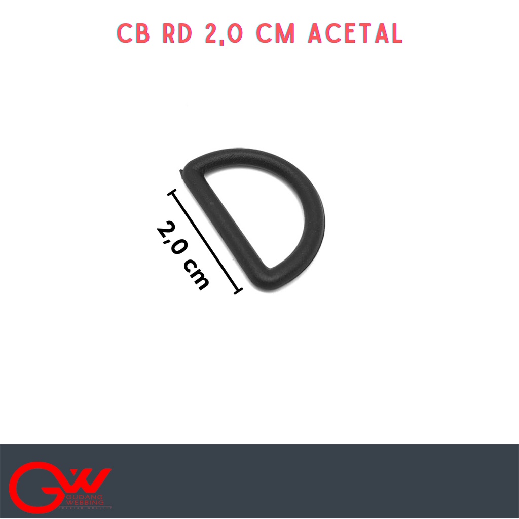 RING D PLASTIK / RING D 2 CM / CB RD 2,O CM ACT