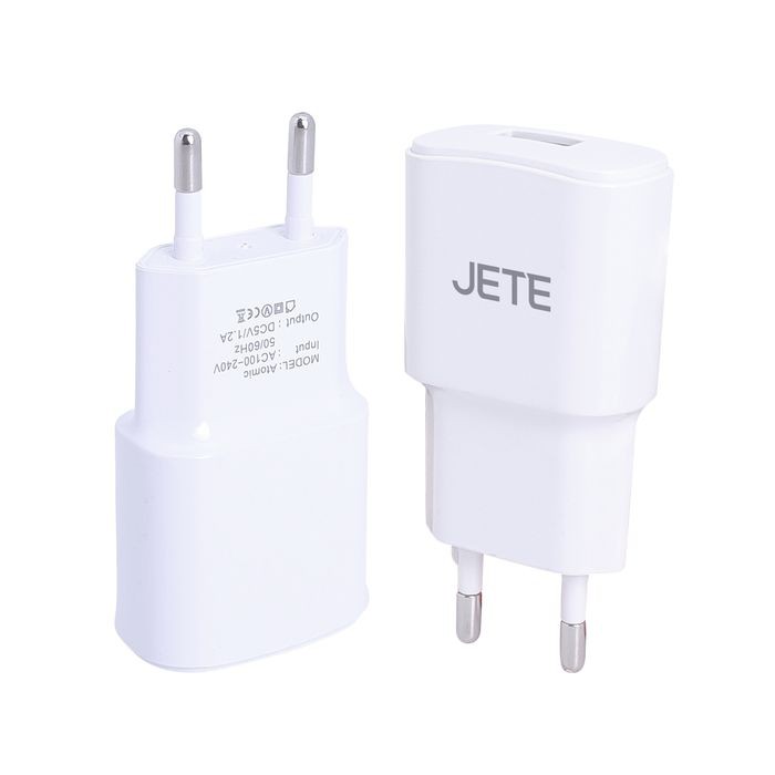 JETE ATOMIC 1.2A ADAPTOR CHARGER TC TRAVEL GARANSI RESMI JETE TERMURAH