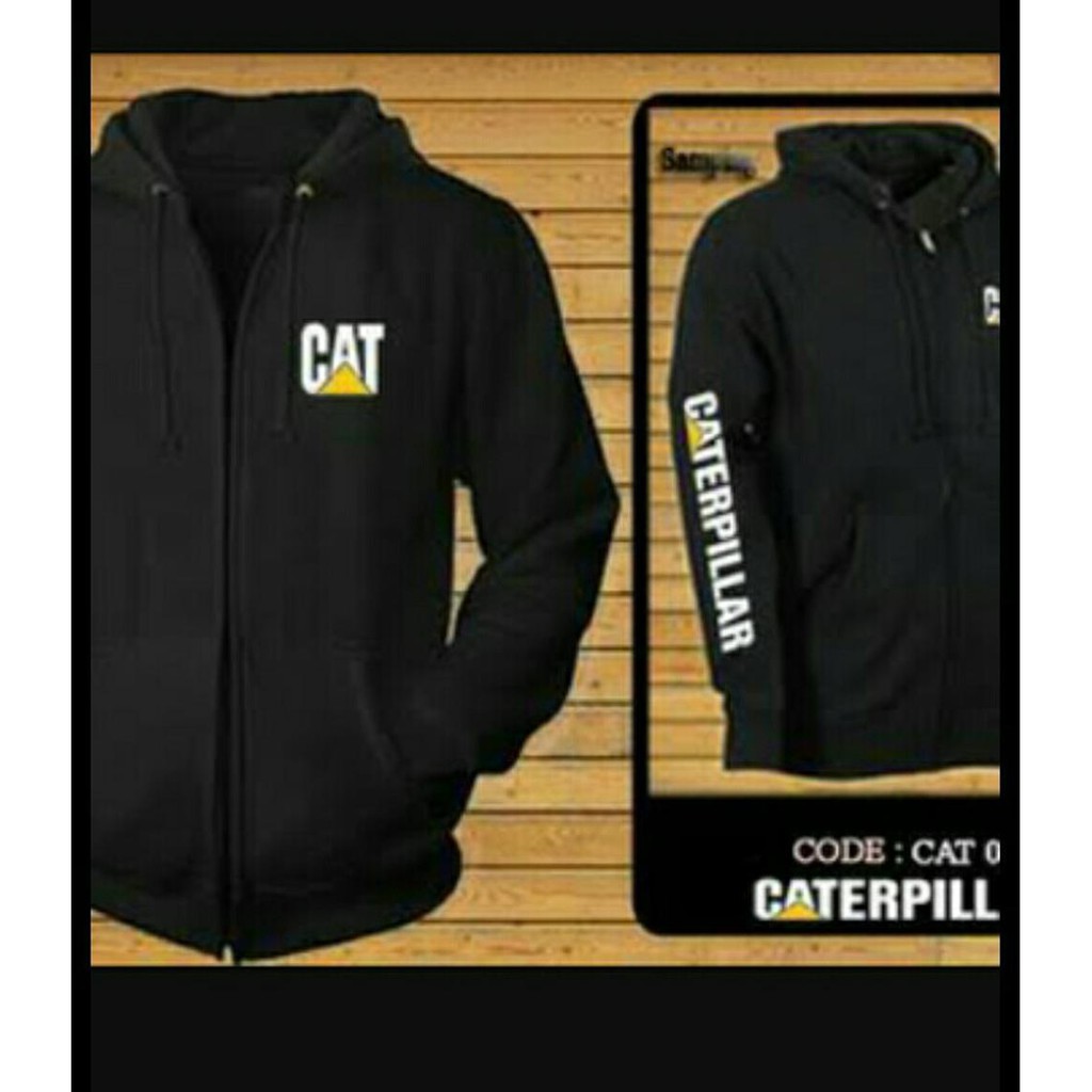 sweater hoodie  zipper caterpillar 1