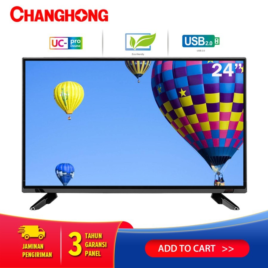 Changhong TV 24 Inch HD TV HDMI USB Movie | L24G3