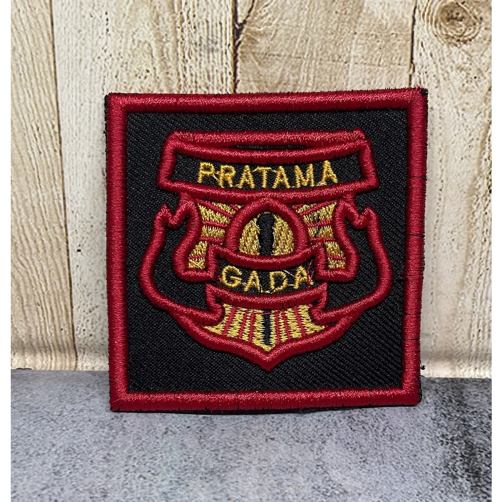 Badge Gada Pratama Timbul | Bordir Timbul Gada Pratama | Bordir Satpam