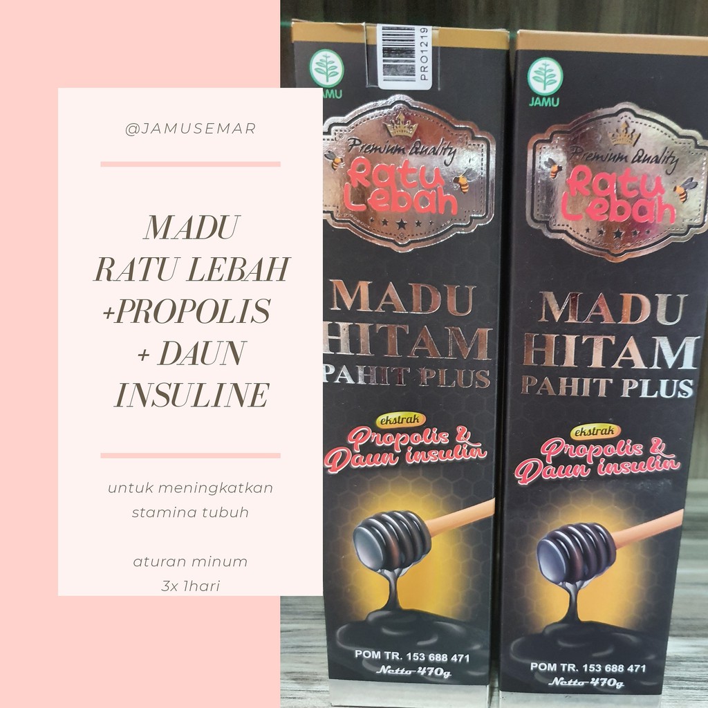 

MADU HITAM PAHIT PROPOLIS INSULINE. RATU LEBAH