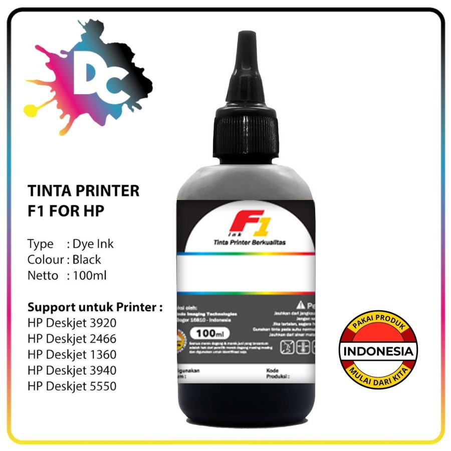 Tinta Refill F1 Ink HP 100ml