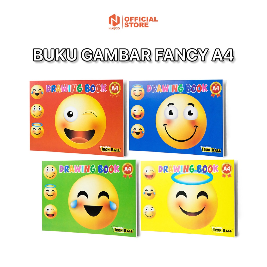 

Buku Gambar Fancy Anak Ukuran A4 Dengan Bermacam Varian Kartun dan Animasi
