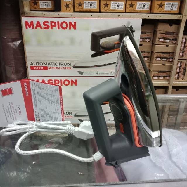 Setrika Maspion HA 110 Automatic Iron Dry Iron Original Baru dan Bergaransi Resmi