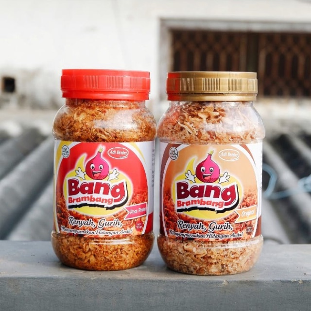 

PAKET BAWANG GORENG Pedas dan Ori Toples 125ml