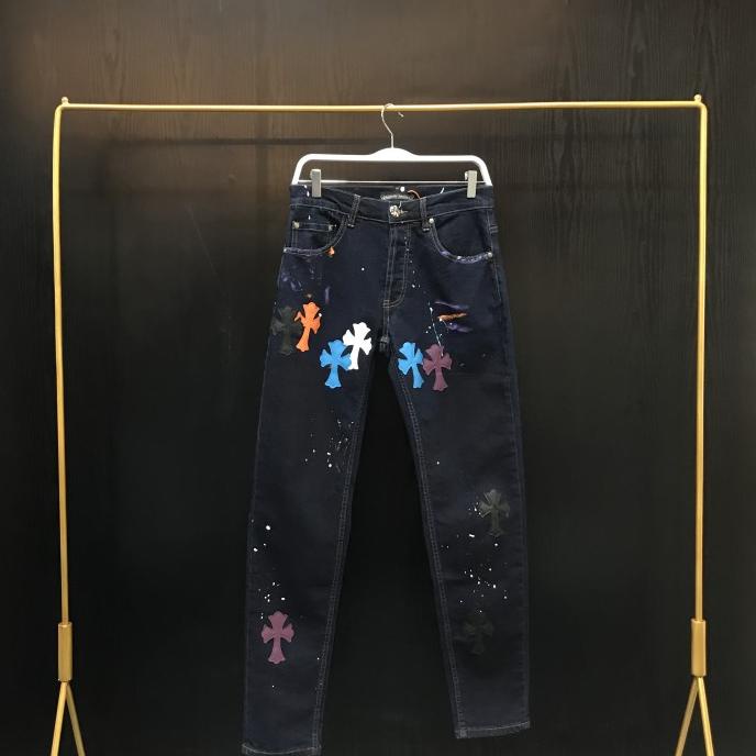 CELANA JEANS PRIA /CELANA DENIM PRIA CHROME HEARTS CH-CA600