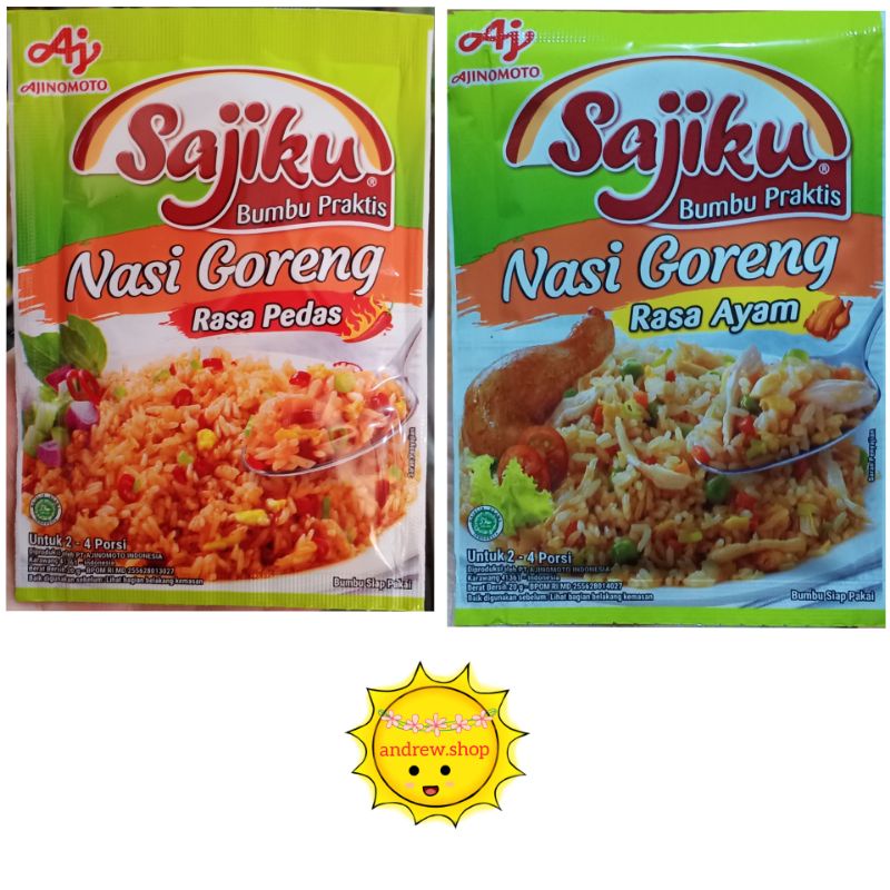 

Bumbu Sajiku Nasi Goreng 20gr (4bks)