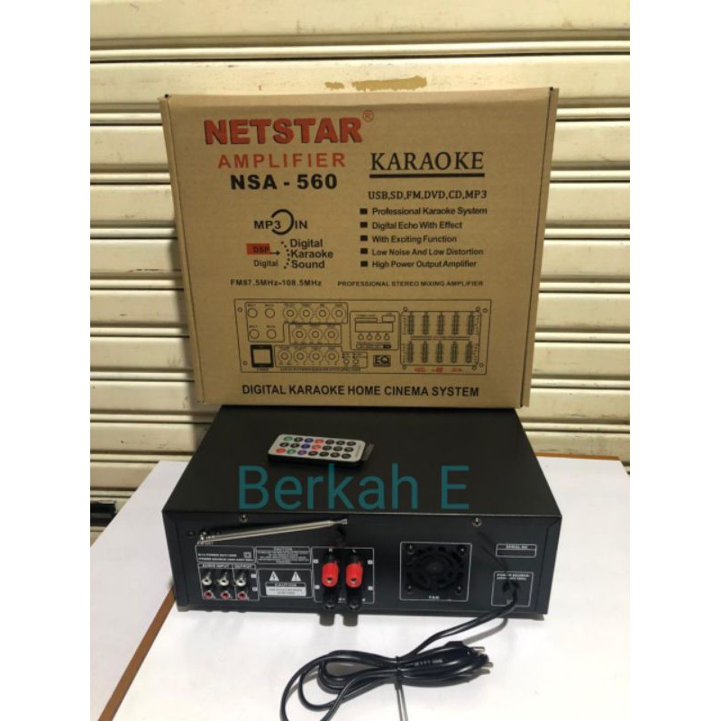 Amplifier NETSTAR NSA-560 Usb Bluetooth Fm Radio