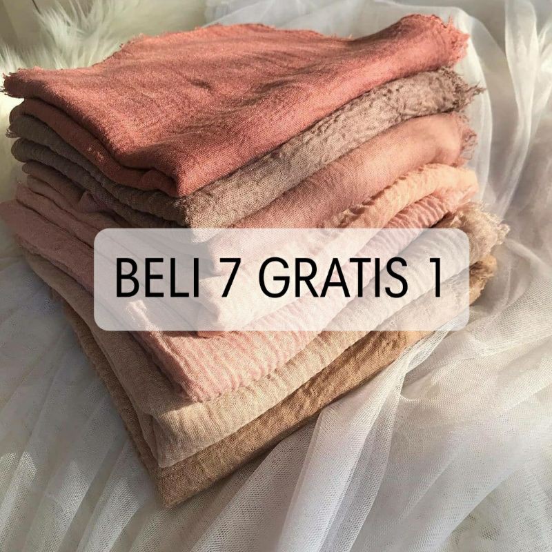 [COD] PASHMINA CRINKLE / CRINGKLE KUSUT /CRINGKLE RAWIS / HIJAB SHAWL PREMIUM LAVANYA BY AZARA PT. 1