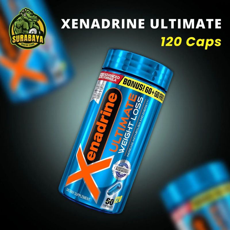 XENADRINE ULTIMATE WEIGHT LOSS 120 CAPSULES FAT BURN 120 KAPSUL PEMBAKAR LEMAK SUPLEMEN DIET GYM FITNESS  FAT BLOCK BURNER CAPS