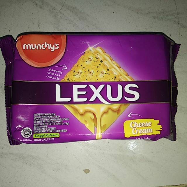 Biskuit Lexus / Lexus Coklat / Lexus Keju / Munchys 95gr