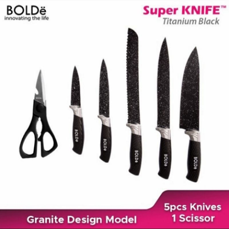 BOLDë Super Knives Granito 7Pcs Set