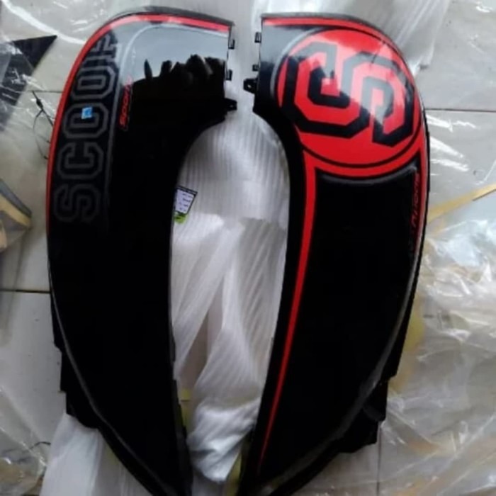 Cover body scoopy fi 2013 - 2015 hitam