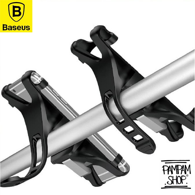 BASEUS ORIGINAL Miracle Bicycle Phone Holder HP Sepeda Motor Bike Cycle Bracket Mount Mounts Gantung